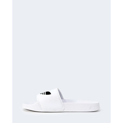 Adidas – Weiße Polyester-Slipper