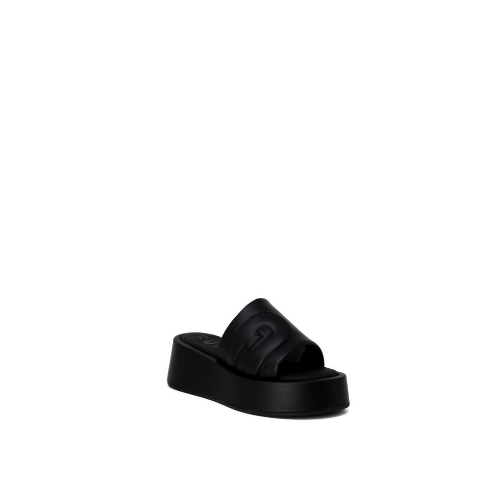 Furla – Schwarze Lederslipper