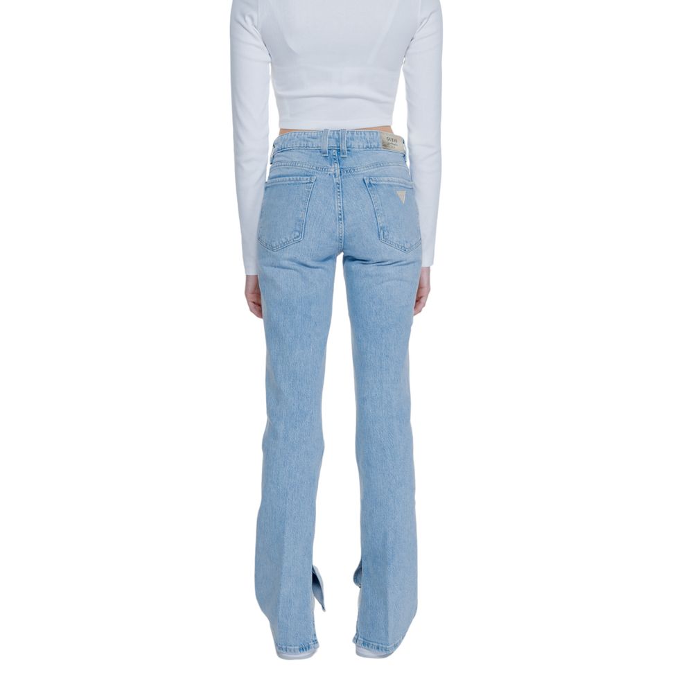 Guess Hellblaue Baumwoll-Mom-Jeans