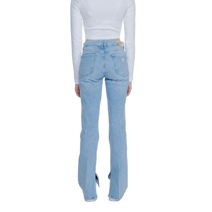 Guess Hellblaue Baumwoll-Mom-Jeans