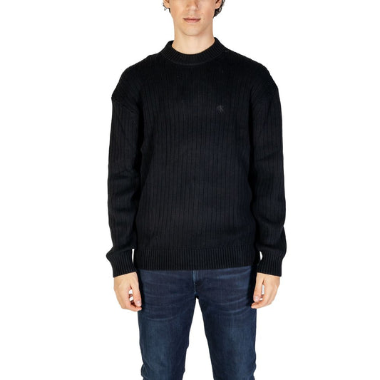 Calvin Klein Jeans – Schwarzer Baumwollpullover