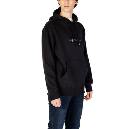 هودي قطني أسود من كالفن كلاين جينز