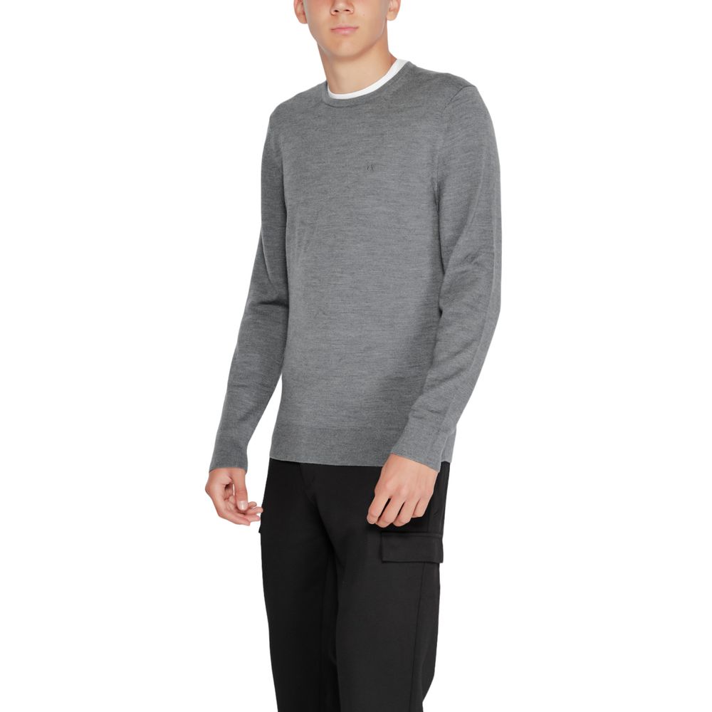 Calvin Klein – Graue Sportbekleidung aus recycelter Wolle