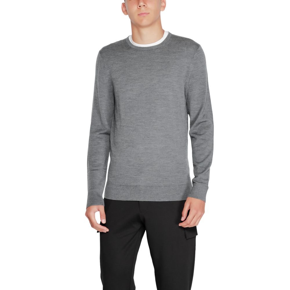 Calvin Klein – Graue Sportbekleidung aus recycelter Wolle