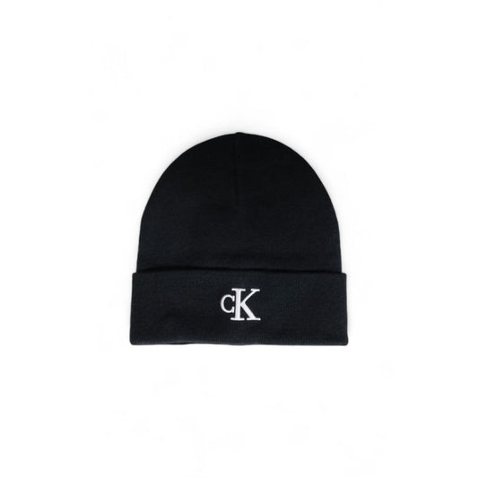 Calvin Klein – Schwarze Baseballkappe aus recyceltem Polyester