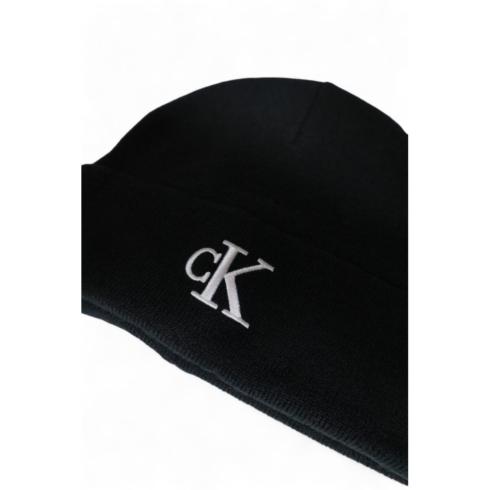 Calvin Klein – Schwarze Baseballkappe aus recyceltem Polyester