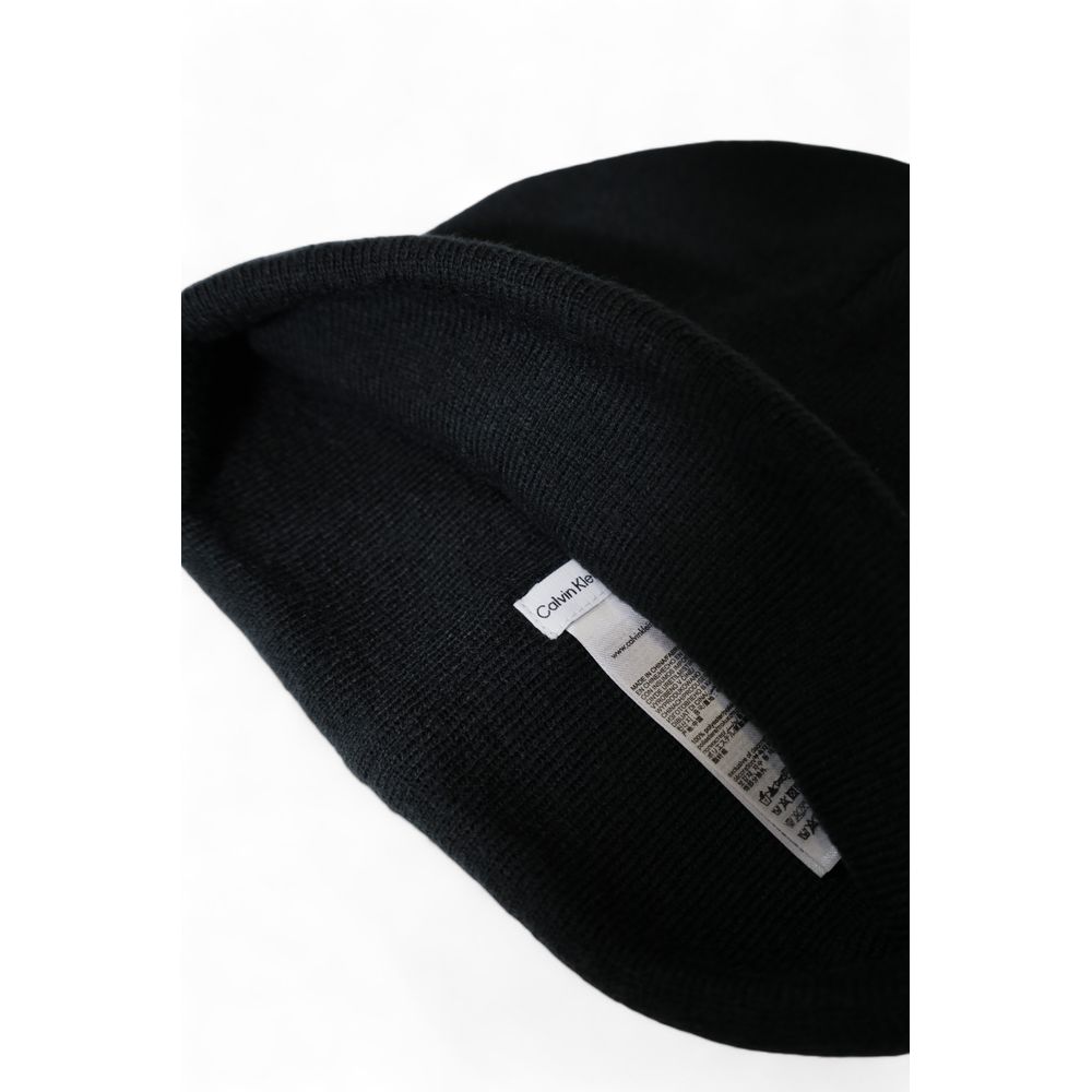 Calvin Klein – Schwarze Baseballkappe aus recyceltem Polyester