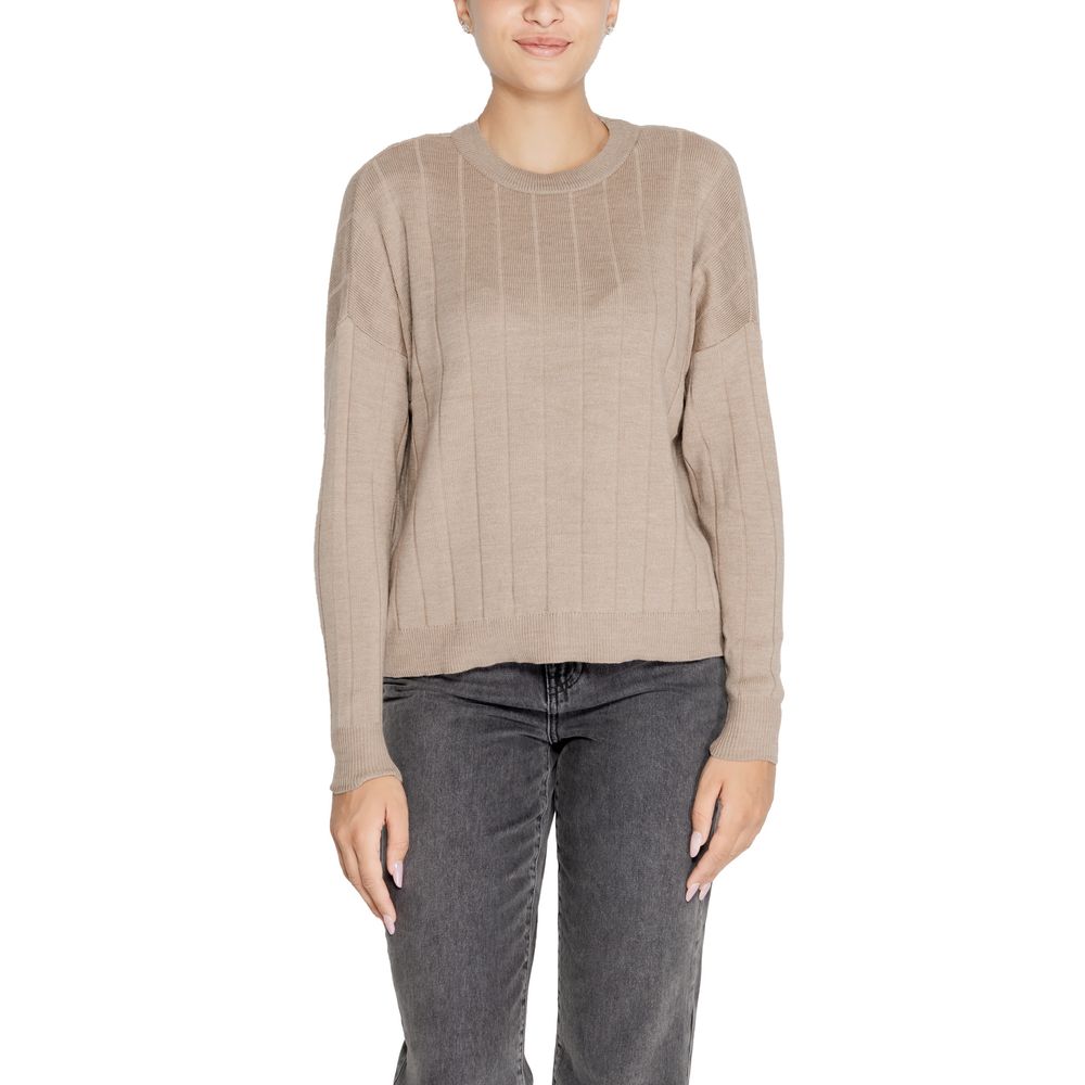 Only Beige Marabou Pullover