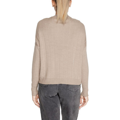 Only Beige Marabou Pullover
