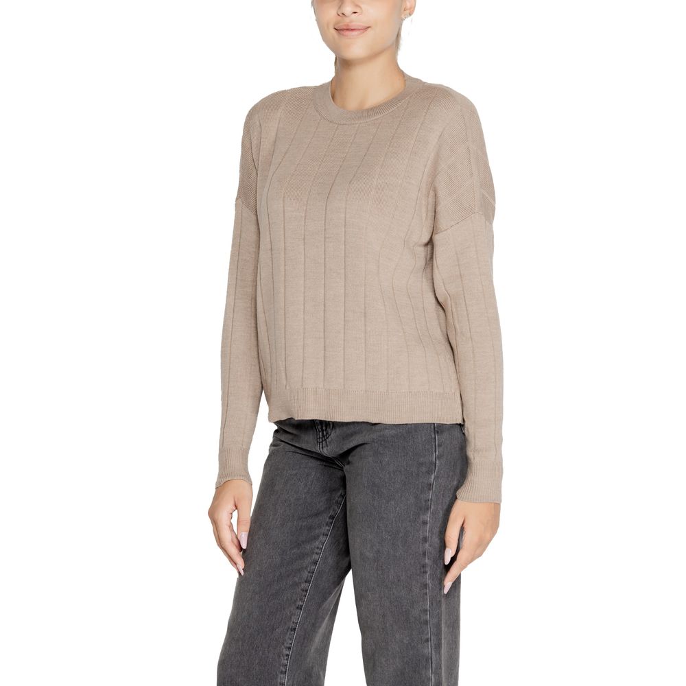 Only Beige Marabou Pullover