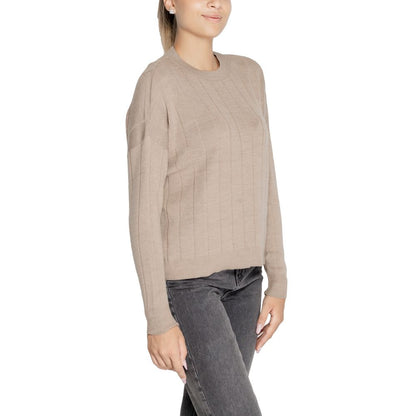 Only Beige Marabou Pullover