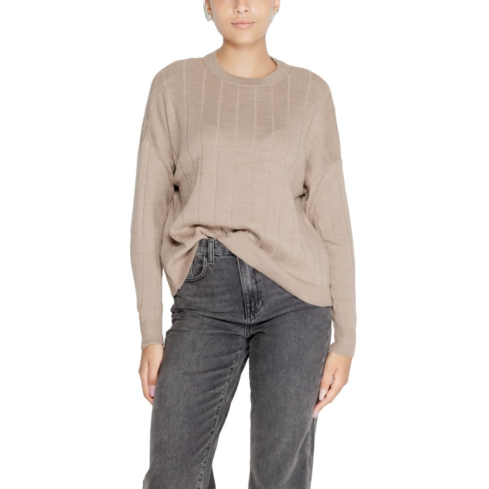 Only Beige Marabou Pullover