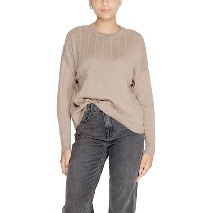 Only Beige Marabou Pullover