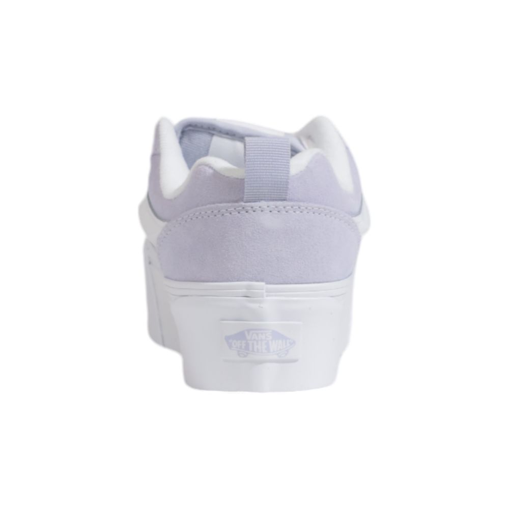 حذاء رياضي من الجلد المدبوغ باللون الأرجواني من فانز