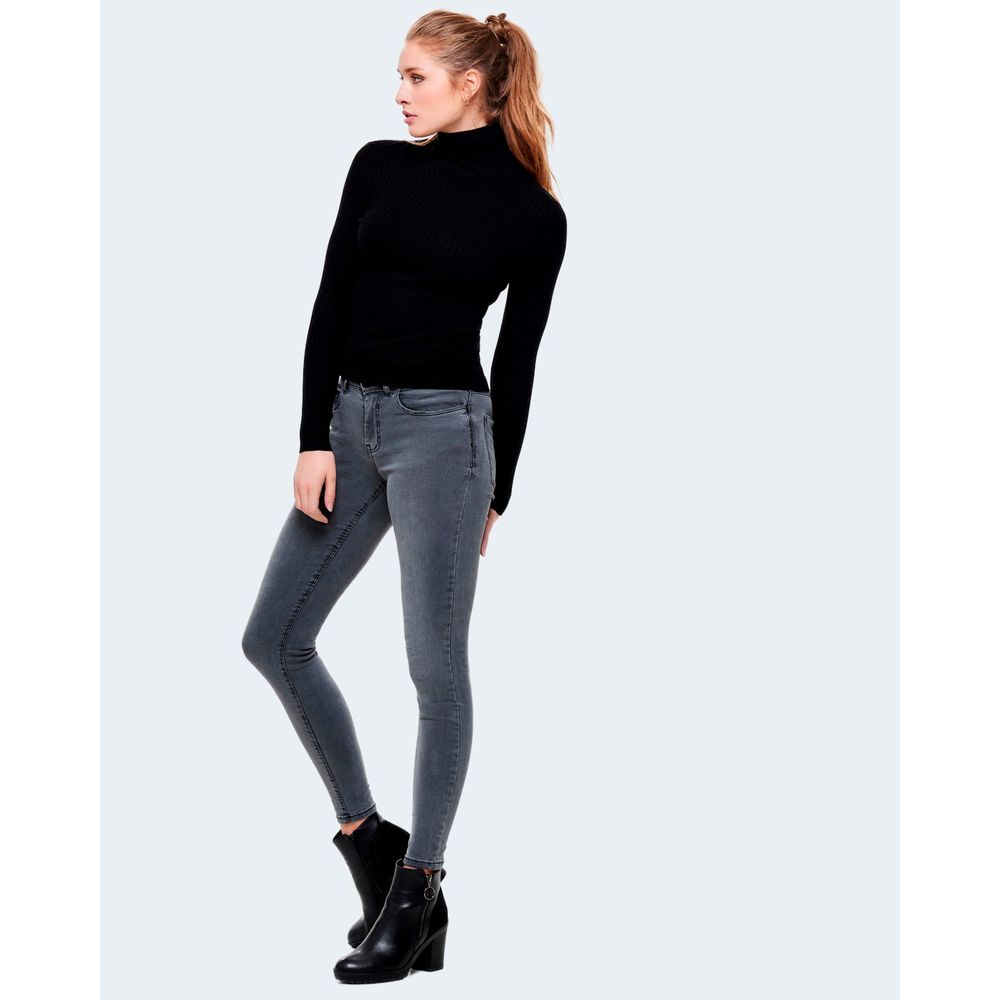 Only Black Viscose Turtleneck
