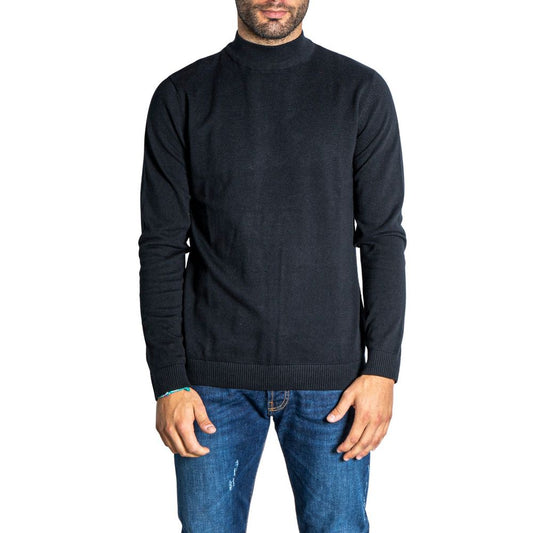Jack Jones Black Cotton Sweatshirt