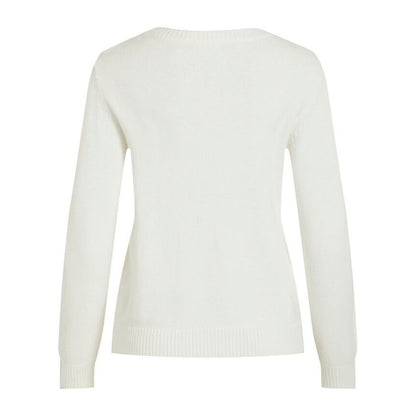Vila Clothes – Weißer Viskosepullover