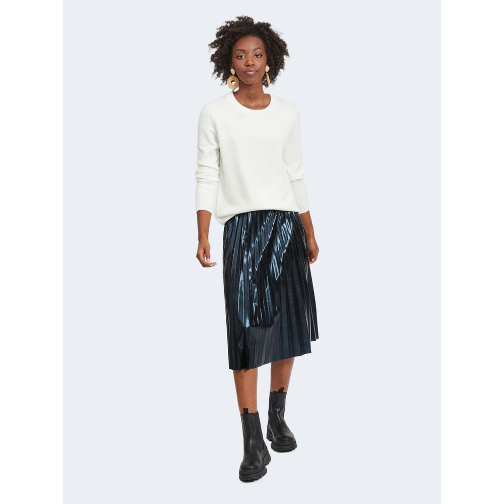 Vila Clothes – Weißer Viskosepullover