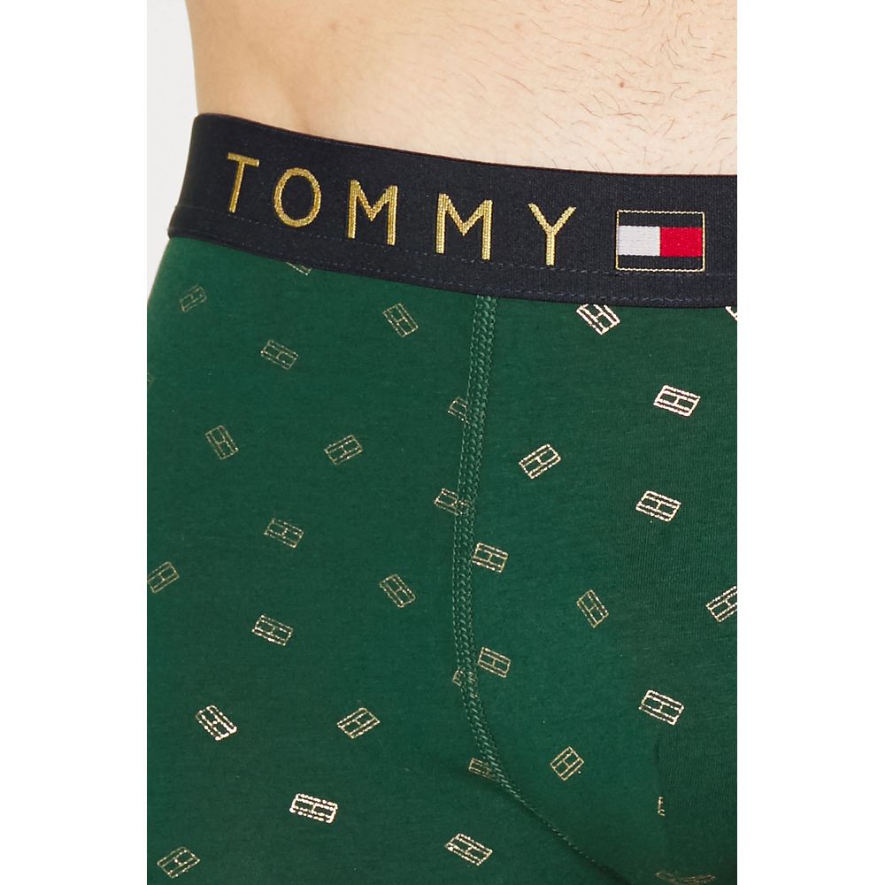 Tommy Hilfiger – Grüne Baumwollboxershorts