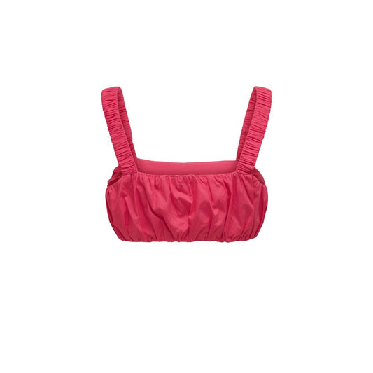 Nur orangefarbenes Baumwolltop