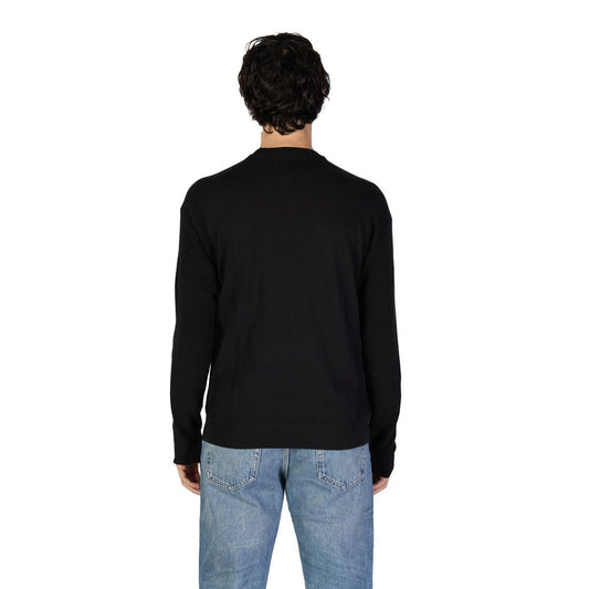 Calvin Klein Jeans – Schwarzer Baumwollpullover