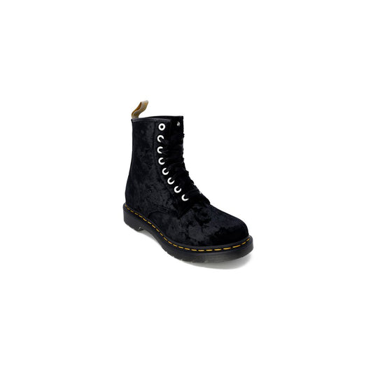 Dr. Martens – Schwarzer Polyesterstiefel