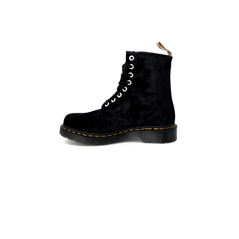 Dr. Martens – Schwarzer Polyesterstiefel