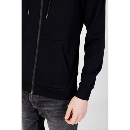 Jack Jones – Schwarzer Polyester-Kapuzenpullover