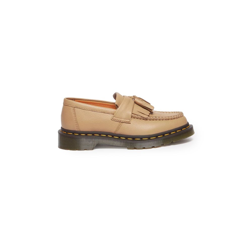 Dr. Martens Beige Leder Plateau