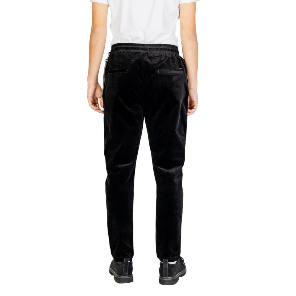 Gianni Lupo Black Cotton Pant