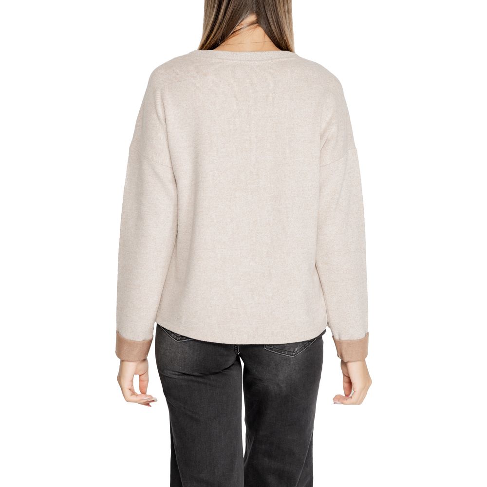 Street One Beige Viscose Sweatshirt
