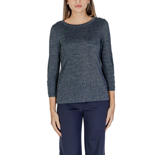 Street One Blaues Polyester-Langarmshirt