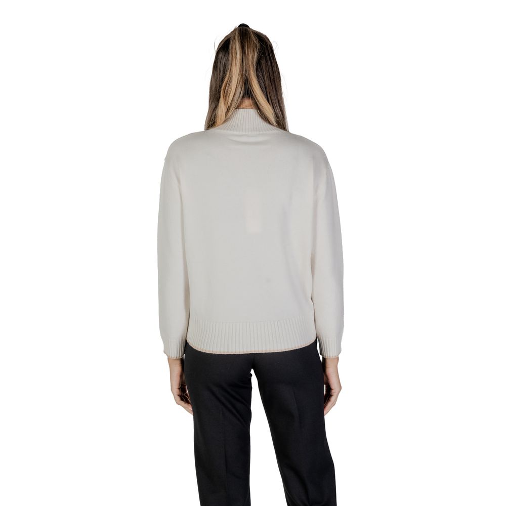 Street One Creme Polyester Pullover