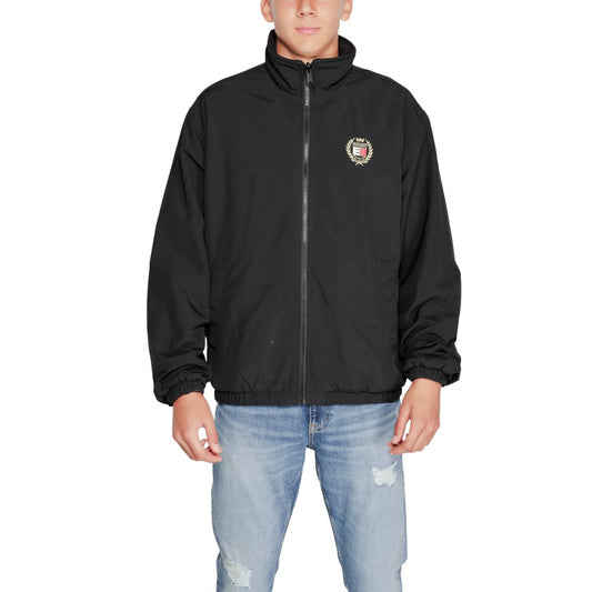 Tommy Hilfiger Jeans – Schwarze Jacken und Mäntel aus recyceltem Polyester