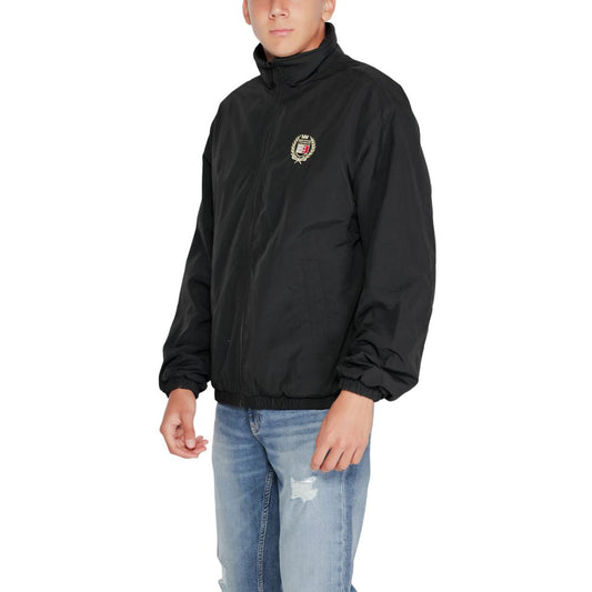 Tommy Hilfiger Jeans – Schwarze Jacken und Mäntel aus recyceltem Polyester