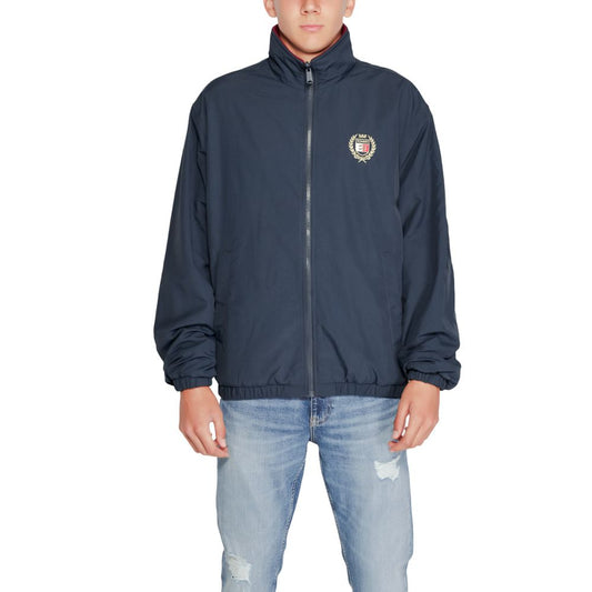 Tommy Hilfiger Jeans – Blaue Jacken und Mäntel aus recyceltem Polyester