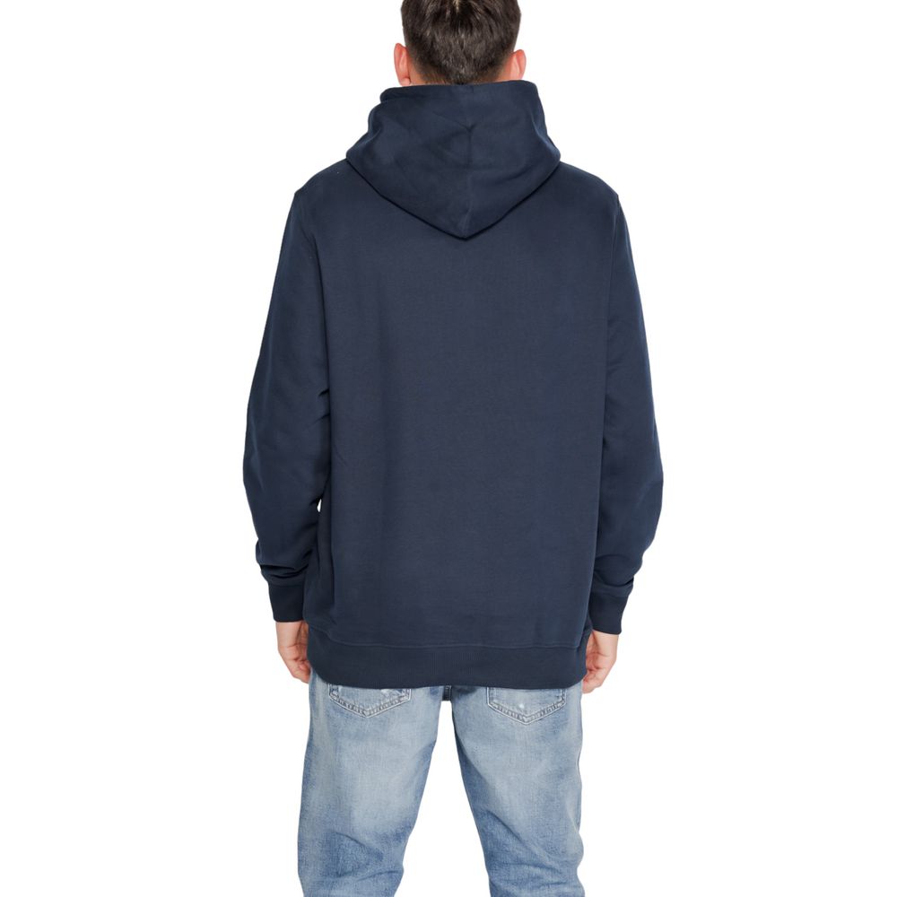 Tommy Hilfiger Jeans – Blauer Kapuzenpullover aus Baumwolle