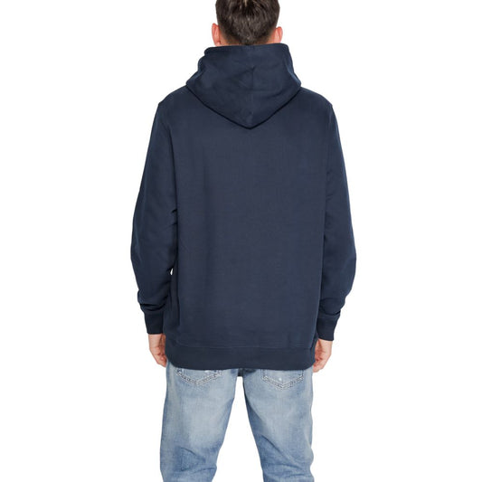 Tommy Hilfiger Jeans – Blauer Kapuzenpullover aus Baumwolle