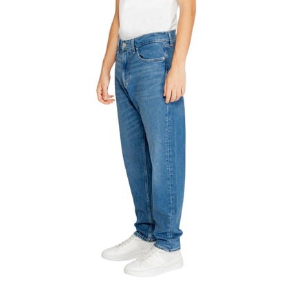 Tommy Hilfiger Jeans – Blaue Slim-Fit-Jeans aus recycelter Baumwolle