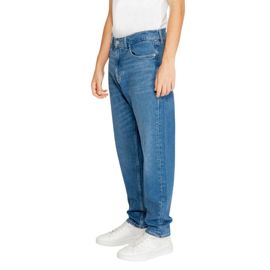 Tommy Hilfiger Jeans – Blaue Slim-Fit-Jeans aus recycelter Baumwolle