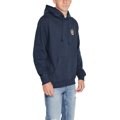 Tommy Hilfiger Jeans – Blauer Kapuzenpullover aus Baumwolle
