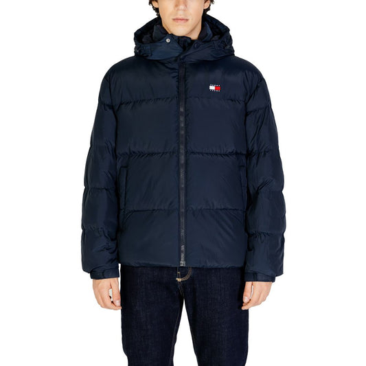 Tommy Hilfiger Jeans – Blaue Jacken und Mäntel aus recyceltem Polyester