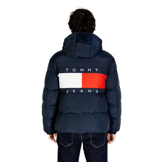 Tommy Hilfiger Jeans – Blaue Jacken und Mäntel aus recyceltem Polyester
