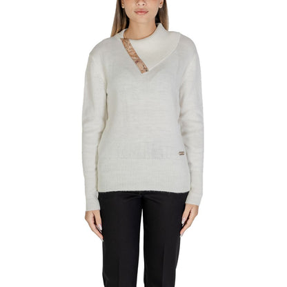 Alviero Martini Prima Classe weißer Viskosepullover