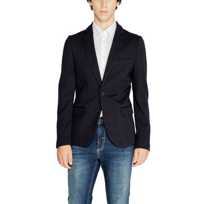 Antony Morato Blauer Viskose-Blazer