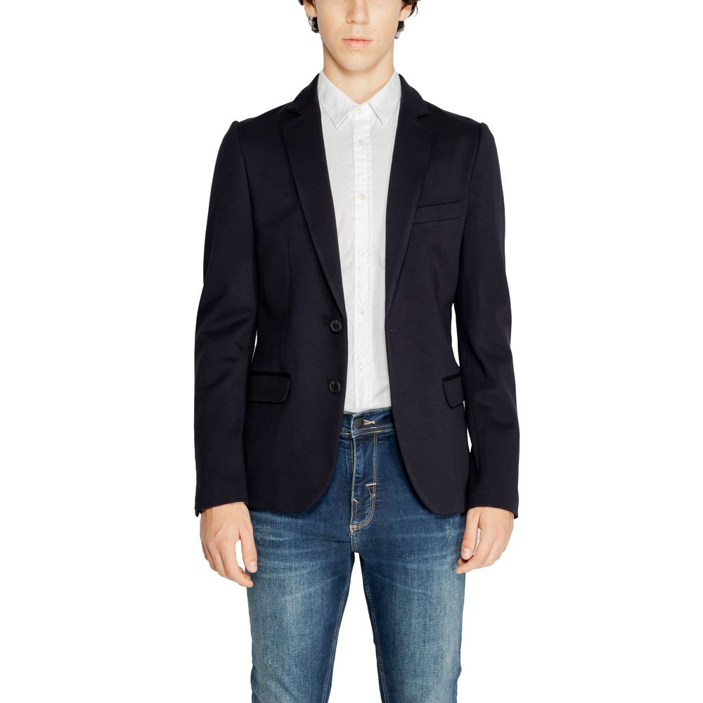 Antony Morato Blauer Viskose-Blazer