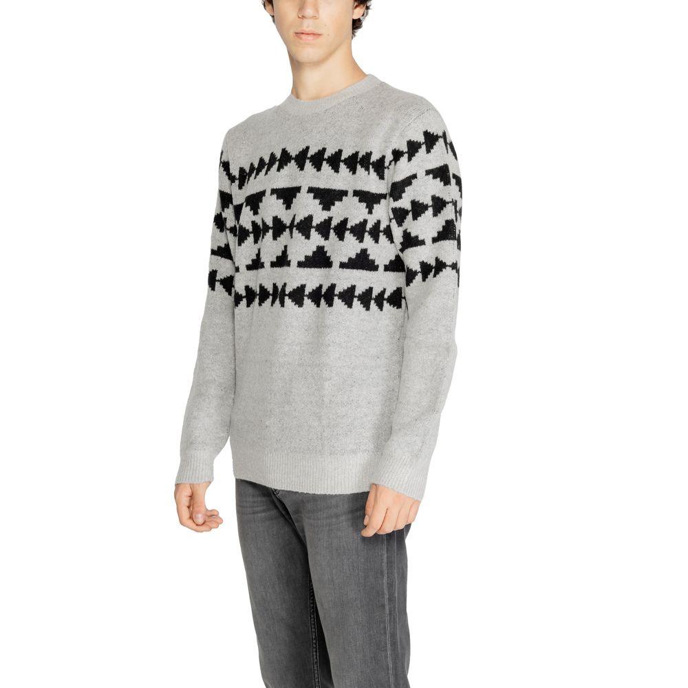 Grauer Marabou-Pullover von Antony Morato