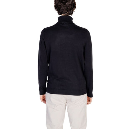 Antony Morato Rollkragenpullover aus schwarzer Baumwolle