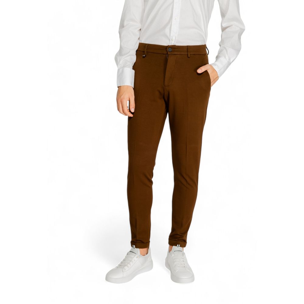 Antony Morato Brown Viscose Pant