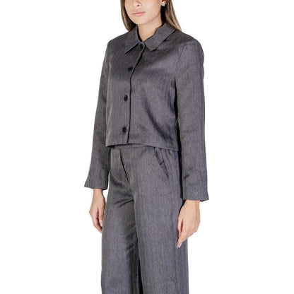 Jacqueline De Yong Grauer Polyester-Blazer